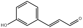 (E)-3-(3-hydroxyphenyl)acrylaldehyde Struktur