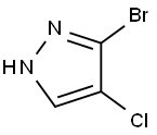 5-bromo-4-chloro-1H-pyrazole Struktur