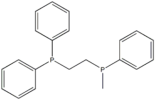 [2-(diphenylphosphino)ethyl]methylphenylphosphine Struktur