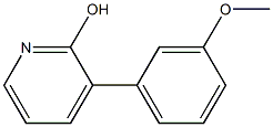 2-Hydroxy-3-(3-methoxyphenyl)pyridine Struktur