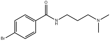 4-bromo-N-[3-(dimethylamino)propyl]benzamide Struktur