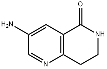 3-amino-5,6,7,8-tetrahydro-1,6-naphthyridin-5-one Struktur