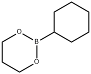 2-cyclohexyl-1,3,2-dioxaborinane Struktur