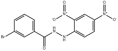 3-bromo-N'-(2,4-dinitrophenyl)benzohydrazide Struktur