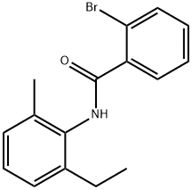 2-bromo-N-(2-ethyl-6-methylphenyl)benzamide Struktur