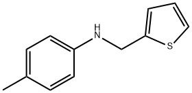 4-methyl-N-(thiophen-2-ylmethyl)aniline Struktur