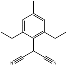 (2,6-diethyl-4-methylphenyl)propanedinitrile Struktur