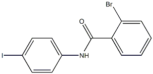 2-bromo-N-(4-iodophenyl)benzamide Struktur