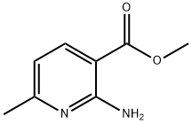 2-Amino-6-methyl-nicotinic acid methyl ester Struktur