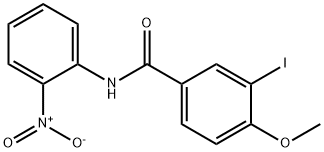 3-iodo-4-methoxy-N-(2-nitrophenyl)benzamide Struktur