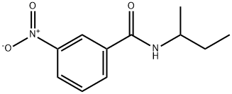 N-(sec-butyl)-3-nitrobenzamide Struktur