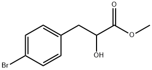 Methyl 3-(4-bromophenyl)-2-hydroxypropanoate Struktur