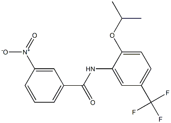 N-[2-isopropoxy-5-(trifluoromethyl)phenyl]-3-nitrobenzamide Struktur