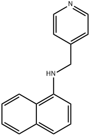 N-((pyridin-4-yl)methyl)naphthalen-1-amine Struktur