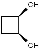 cis-cyclobutane-1,2-diol Struktur