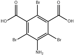 2,4,6-tribromo-5-amino-isophthalic acid Struktur