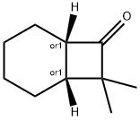 (1S,6R)-8,8-dimethylbicyclo[4.2.0]octan-7-one Struktur