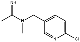 Ethanimidamide, N-[(6-chloro-3-pyridinyl)methyl]-N-methyl- Struktur