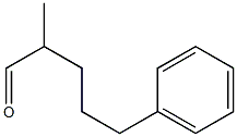 2-methyl-5-phenylpentanal Struktur