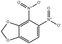 4,5-Dinitro-1,3-benzodioxole Struktur