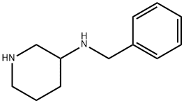 N-(phenylmethyl)-3-piperidinamine Struktur