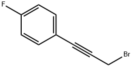 1-(3-Bromoprop-1-yn-1-yl)-4-fluorobenzene Struktur