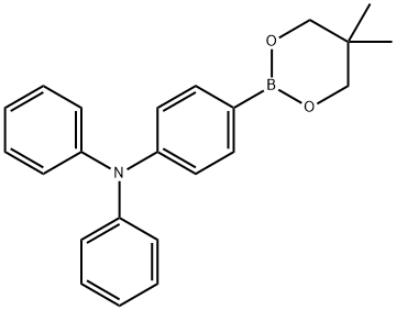 [4-(5,5-dimethyl[1,3,2]dioxaborinan-2-yl)phenyl]diphenylamine Struktur