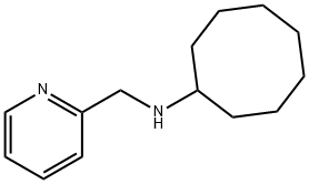 N-(pyridin-2-ylmethyl)cyclooctanamine Struktur