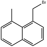 1-Bromomethyl-8-methylnaphthalene Struktur