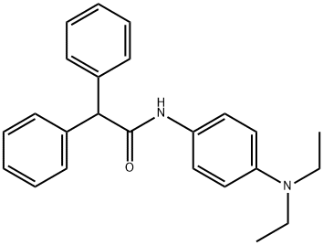 N-[4-(diethylamino)phenyl]-2,2-diphenylacetamide Struktur