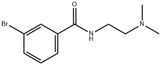 3-bromo-N-[2-(dimethylamino)ethyl]benzamide Struktur