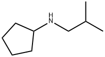 N-(2-methylpropyl)cyclopentanamine Struktur