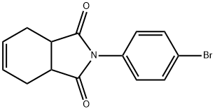 2-(4-bromophenyl)-3a,4,7,7a-tetrahydro-1H-isoindole-1,3(2H)-dione Struktur