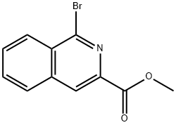 Methyl 1-bromoisoquinoline-3-carboxylate Struktur