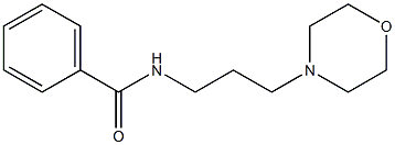 N-(3-morpholin-4-ylpropyl)benzamide Struktur