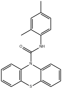 N-(2,4-dimethylphenyl)-10H-phenothiazine-10-carboxamide Struktur