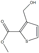 methyl 3-(hydroxymethyl)thiophene-2-carboxylate Struktur