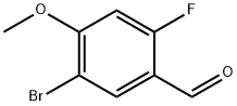 5-bromo-2-fluoro-4-methoxybenzaldehyde Struktur