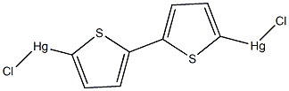 5,5'-Bis(chloromercuri)-2,2'-bithiophene Struktur