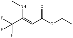 ethyl (2Z)-4,4,4-trifluoro-3-(methylamino)but-2-enoate Struktur