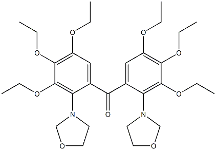 3-Oxazolidinyl(3,4,5-triethoxyphenyl) ketone Struktur