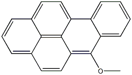 6-Methoxybenzo[a]pyrene Struktur