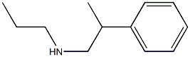 (2-phenylpropyl)(propyl)amine Struktur