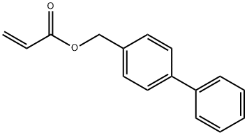 4-Biphenylylmethyl acrylate Struktur