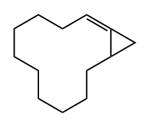 Bicyclo[10.1.0]tridec-1-ene Struktur