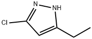 5-chloro-3-ethyl-1H-pyrazole Struktur