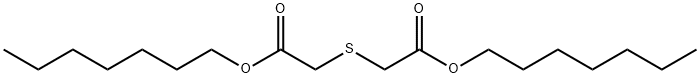 Diheptyl 2,2'-thiodiacetate Struktur