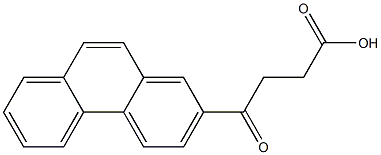 4-oxo-4-(phenanthren-2-yl)butanoic acid Struktur