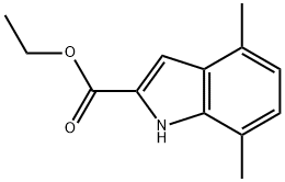 Ethyl 4,7-dimethyl-1H-indole-2-carboxylate Struktur