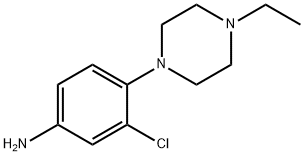 3-chloro-4-(4-ethylpiperazin-1-yl)aniline Struktur